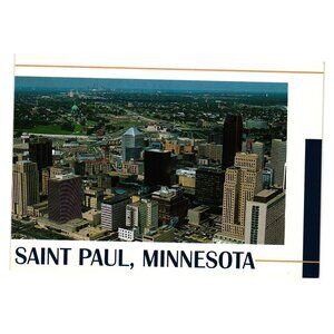 Saint Paul Minnesota Downtown Skyline Postcard James Vintage Tourism Souvenir